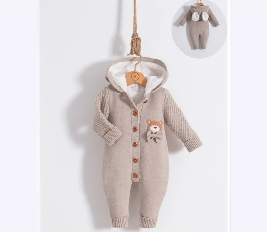 אוברול NIPPERLAND דובי בצבע ביג עם כובע