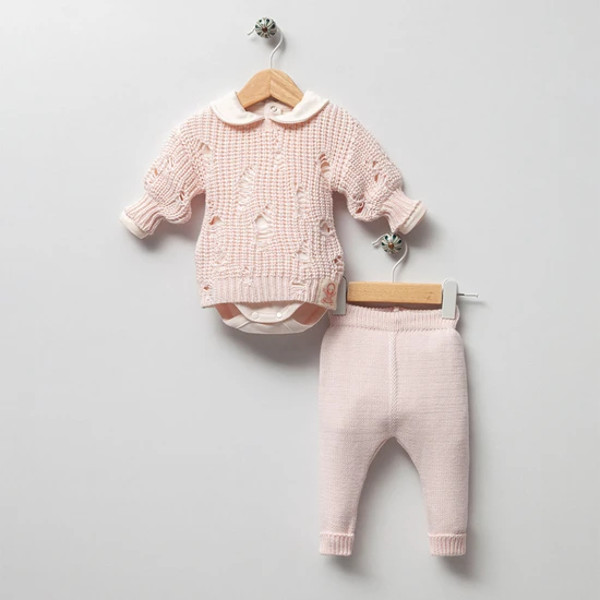 סט 3 חלקים NIPPERLAND עם עליונית לבנה