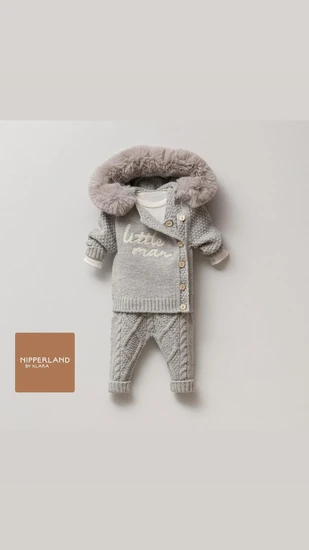 סט 3 חלקים NIPPERLAND בצבע כחול בהיר