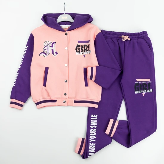 טריניג DAMLA בצבע ורוד סגול עם כובע