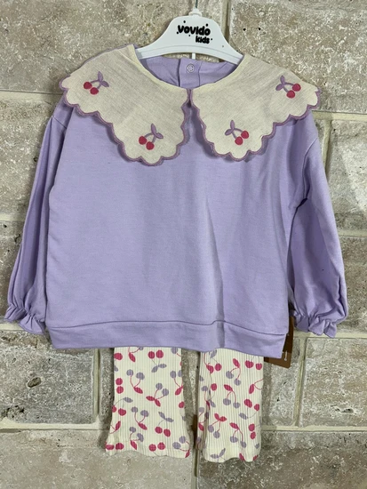 טרינינג מבית VOVIDO סגול לילך עם טייץ