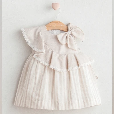 שמלה מעלפת בצבע ביג" מבית TONGOS