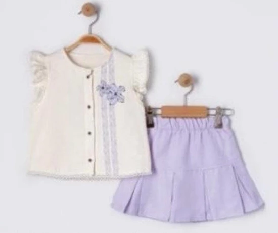 סט יפיפיה משני חלקים בצבע סגול אופוויט