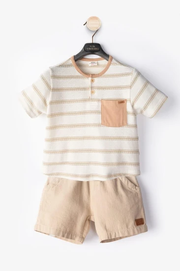 סט חום ביג פסים מהממם