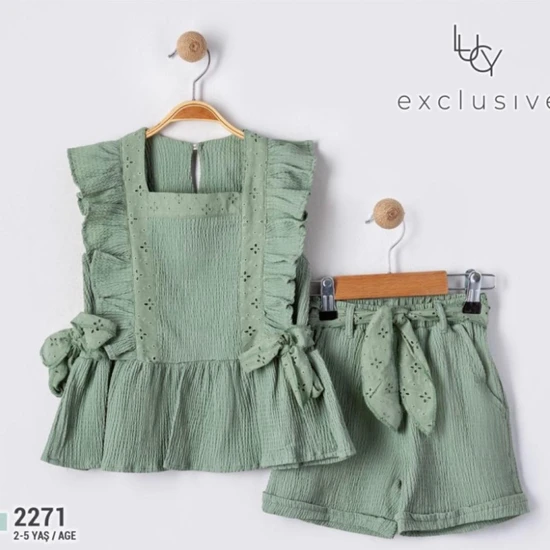 סט ירוק מבית LUCY שני חלקים